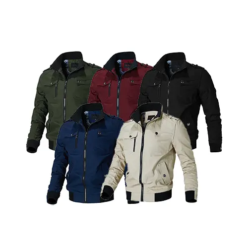 High Quality Wholesale Winter windproof Quilted Jacket Man Coats Casual Plus Size Big Outdoor Jackets for men