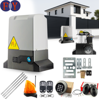 Moteur de portail coulissant moderne 370W 1800Lbs avec support de fin de course magnétique, capacité de charge 800kg, fonctionnement fluide, fermeture automatique, garantie deux ans, en métal