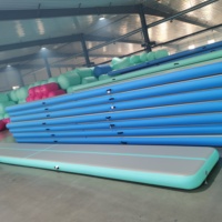 Tapis de gymnastique gonflable AirTrack antidérapant, portable et étanche, taille personnalisable, idéal pour la gymnastique - Offre Spéciale