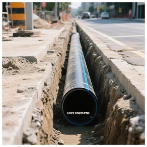 Nông nghiệp ống nhựa PE Ống polyethylene 110mm 250mm đường kính 63 Đen HDPE Ống - Product Image 5