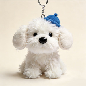 Factory Custom Pet Anima Plush Keychain Dog Cat Stuffed Toys Key Ring Bulk Order for Pet-Themed Events & Retail Stores OEM/ODM