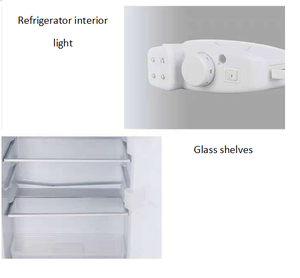 Household 206L Three Door Small Refrigerator for Refrigeration, Freezing, and Soft Bottom <b>Freezer</b> Fridges - Product Image 5