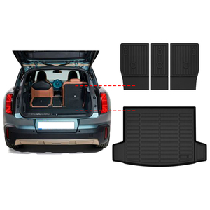 Alfombrillas de coche 3D al por mayor, accesorios interiores, alfombrillas de pie con respaldo de <span class=keywords><strong>maletero</strong></span> trasero para Mini <span class=keywords><strong>Countryman</strong></span> 2025 U25, alfombrillas de suelo - Product Image 2