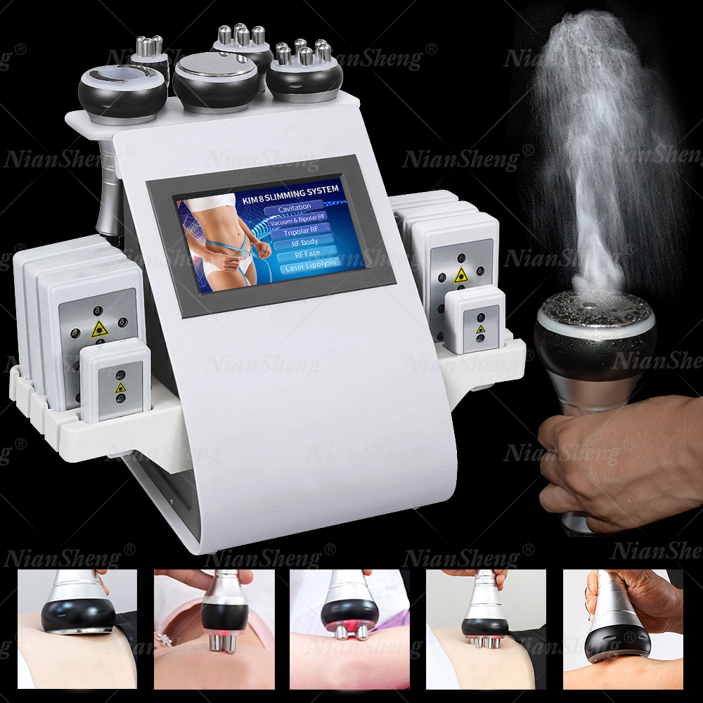 Niansheng New RF Vacuum Cavitation Lipo Laser 40K Slimming Fat Reduce System Machine For Home Use