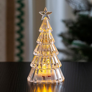 Wholesale Colorful Glowing Electronic Plastic Luminous <b>Christmas</b> <b>Tree</b> Night <b>Light</b> Xmas Ornament <b>LED</b> Lamps - Product Image 4