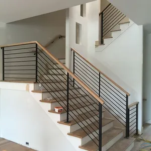 Ramasse d'escaliers en métal avec tige solide en acier inoxydable, commerce de gros