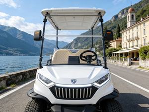 Voiturette de <span class=keywords><strong>golf</strong></span> électrique personnalisée 2 places avec coffre de chargement pour les excursions en station balnéaire et en bord de <span class=keywords><strong>lac</strong></span> - Product Image 3