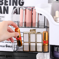 Organisateur de maquillage de luxe transparent à 10 tiroirs, grande boîte de rangement pour cosmétiques, bijoux, soins de la peau, boîte de présentation en plastique pour maquillage