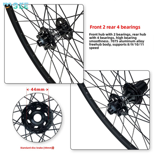 Juego <span class=keywords><strong>de</strong></span> Ruedas para Bicicleta <span class=keywords><strong>de</strong></span> Montaña y Carretera SeeMore, Ligeras, <span class=keywords><strong>de</strong></span> 27.5/29 Pulgadas, Llanta <span class=keywords><strong>de</strong></span> Aleación <span class=keywords><strong>de</strong></span> Aluminio, Freno <span class=keywords><strong>de</strong></span> Disco - Product Image 4