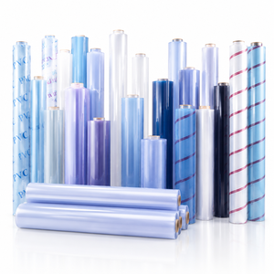 Rollo de Película de PVC Transparente de Color, Grosor de 0.08-5mm, Vinilo Flexible Impermeable para Protección de Mesas y Muebles - Product Image 5