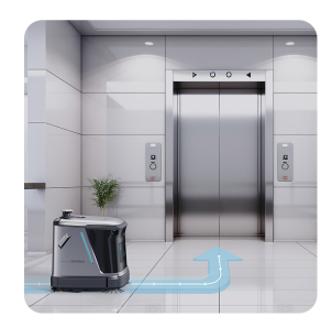 Robot de nettoyage de sols Q3 à prix avantageux pour entrepôts et usines, navigation automatique, aspirateur, balayeuse, laveuse, dépoussiéreur 4-en-1 MC-1498 - Product Image 6