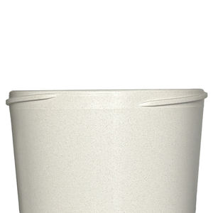 Tasse en fibre de bambou écologique de 12oz avec caoutchouc lavable au lave-vaisselle pour le café chaud, les boissons et le thé en beige personnalisé - Product Image 3