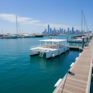 Catamarán de Aluminio de 12 <span class=keywords><strong>Metros</strong></span> con Certificación CE, Diseñado para Recorridos Turísticos Costeros y Lacustres - Product Image 2