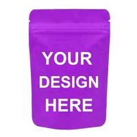Meilleures ventes Sac à fermeture éclair étanche à l'humidité laminé mat avec support personnalisé Pochette d'emballage pour thé et café en Mylar pour aliments pour animaux de compagnie