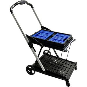 Yardımcı alışveriş sepeti alüminyum katlanır arabası katlanabilir sepeti sepeti programı arabaları açık vagon bakkaliye için - Product Image 3