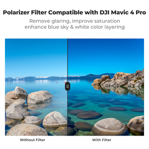 Kit de Filtros CPL ND de K&F Concept para DJI <span class=keywords><strong>Mavic</strong></span> 4 Pro, Filtros de Lente de Cámara para Drones con Polarización de Densidad Neutra CPL ND8 ND16 ND32 ND64 - Product Image 3