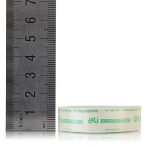 Deli Self Adhesive Tape 12mm X 18m Transparent Stationery Office Use 6 Pcs Per Pack - Product Image 4