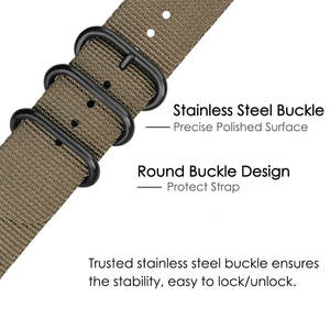 20 22 akıllı saat aksesuarları Samsung Galaxy 6 için saat kayışı naylon spor Band dişli S3 2 klasik aktif için Amazfit kumaş bant - Product Image 2