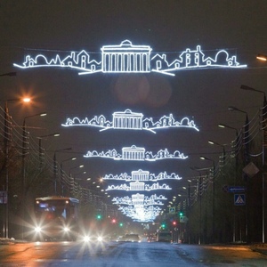 Ip65 Cross Street Easter Decorative Lights For Urban <b>Squares</b> And Pedestrian Streets - Product Image 1