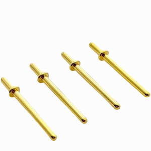 ขั้วต่อ PCB แบบสปริงรูปกากบาทชุบทอง ADB Edinburgh Pogo Pin ชนิดตัวเมีย ความนำไฟฟ้าสูง - Product Image 4