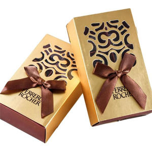 Fábrica Superventas Celebración Galleta Brigadeiro Cajas Reciclables Vacío Elegante Divisores Chocolate Embalaje Caja de Papel - Product Image 2