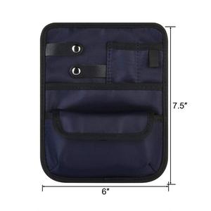 Sac Organisateur Infirmier à 6 Poches, Sac Bandoulière avec Fermeture Éclair, Matière Nylon pour Accessoires et Outils Médicaux, Unisexe / Bleu - Product Image 4