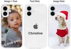 Personnalisé pour Apple pour <span class=keywords><strong>iPhone</strong></span> 16 étui de téléphone personnalisé <span class=keywords><strong>Photo</strong></span> Image Texte Conception Couverture - Product Image 2