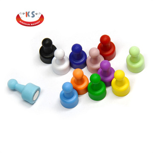 Nickel Đầy Màu Sắc Từ Đẩy Pin Neodymium Nam Châm Nam Châm NdFeB Đẩy Pin Nam Châm - Product Image 6