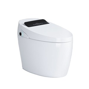 Inodoro Inteligente de Cerámica de Una Pieza LEHILL, Diseño Moderno, Automático, Montado en el Suelo, WC de Color para Hoteles, con Gráficos Inteligentes - Product Image 1