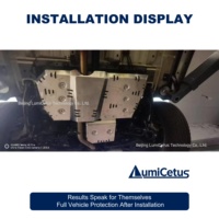 Plaque de protection de châssis en alliage d'aluminium haute résistance légère pour Jetour Traveler 2.0T et Jetour Freedom (5 et 8 mm)