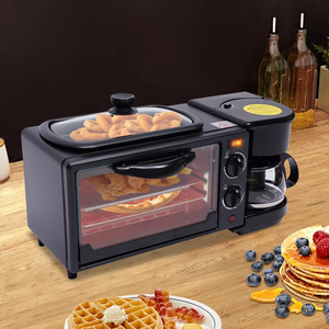 Cafetera Eléctrica Don Feliz 3 en 1, Horno Tostador, 1250W, Plástico, Apagado Automático, Estación de Desayuno para Uso Doméstico - Product Image 5
