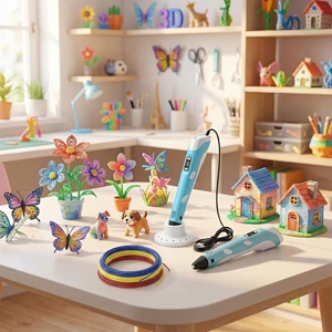 Stylo d'impression 3D semi-automatique rechargeable Starlink XCB-06(S) pour l'éveil à la pensée spatiale, modèle plastique, jouet pour enfants - Product Image 4