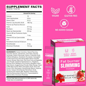 Kemasan kustom pembakar lemak perut bubuk jus detoks garcinia cambogia <span class=keywords><strong>inulin</strong></span> asam sitrat bubuk pembakar lemak - Product Image 5