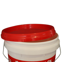 Seau à peinture PP 9LF personnalisé pour petits lots, idéal pour l'atelier de revêtement et le remplissage