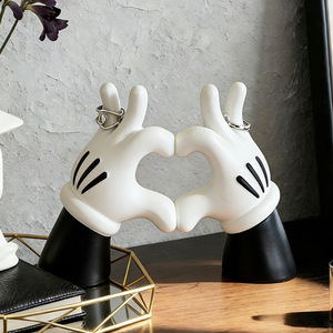 Adorno Creativo de <span class=keywords><strong>Mickey</strong></span> Mouse con Forma de Corazón, de Alta Gama, para Bodas, Cumpleaños, Hogar, Dormitorio, Oficina, Escritorio - Product Image 4