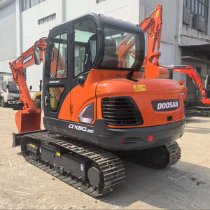 Doosan เครื่องขุดไฮดรอลิก Dx60มือสองจากเกาหลีรถขุดตีนตะขาบขนาดเล็ก Dx60แท้ - Product Image 1
