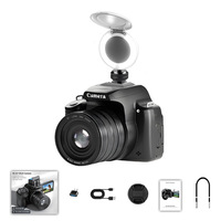 Epro Professional DC207 Dijital Kamera 68MP 28X Zoom Filtreli Vlog Video Kompakt Çocuklar İçin En İyi DSLR Kamera 4K 2.8 inç Wifi Aktarım