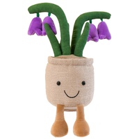 Décoration créative simulation harebell pot en peluche cactus jouet COM simulation pot de plante