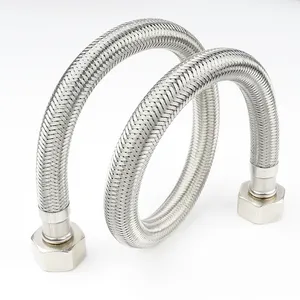 Tubo flessibile intrecciato in filo flessibile in acciaio inossidabile per lavabo da bagno fornitore professionale di alta qualità