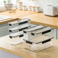 Boîte de rangement pour nouilles, conteneur rectangulaire de qualité alimentaire, pour pâtes et nouilles séchées, hermétique, compatible réfrigérateur, conserve l'humidité, 1-2L
