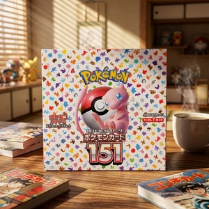 Boîte de présentation officielle Pokémon TCG japonaise 'Pokémon Card 151' - Matériel papier - 7 cartes par paquet (30 paquets au total) - Product Image 2