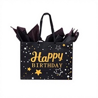 Nouvelle conception, emballage de cadeau d'anniversaire pour enfants luxueux et mignon, sac cadeau en papier recyclable sur le thème des dessins animés
