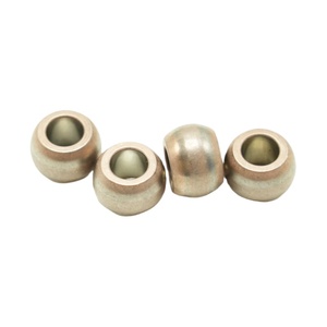 Luyện kim Bột ép thiêu kết động cơ bằng đồng hình cầu ỐNg Lót mang với 8 * S16 * 11mm cho các bộ phận quạt điện - Product Image 2