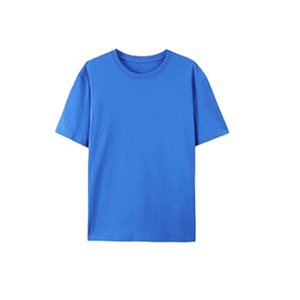 T-shirts pour hommes en coton pur 180G en gros, T-shirts amples à manches courtes en coton peigné grandes tailles avec différents styles - Product Image 6