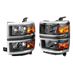 High Quality Abs Lights <strong>Led</strong> Yellow <strong>Headlights</strong> for Silverado 2014-2017 - Product Image 3