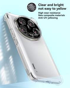 Étui de téléphone portable transparent souple antichoc de haute qualité en TPU pour <span class=keywords><strong>XiaoMi</strong></span> 14 14T Pro - Product Image 4