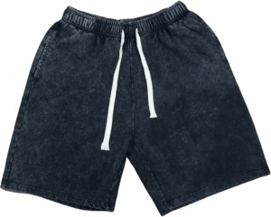 Shorts personnalisés avec logo, 100% coton, imprimé dégradé, shorts de sport et décontractés, shorts en maille tendance pour hommes - Product Image 2