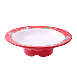 Wuhe Melamine Bowl With Handles Round Spicy Hot Pot Plate For Banquet And Restaurant Use - Product Image 5