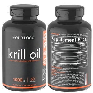 OEM Vente Chaude Huile de Krill Oméga-<span class=keywords><strong>3</strong></span> Naturelle en Vrac 650 mg Capsules Molles à Marque Blanche Supplément Céto - Product Image 2