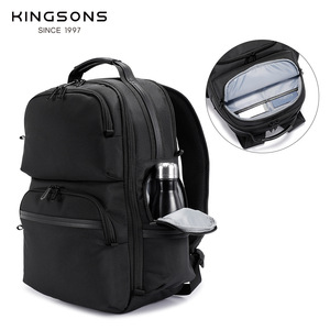 KINGSONS Business Backpack 20-35L Water Resistant Multi Compartment For Men Travel Work - Product Image 2